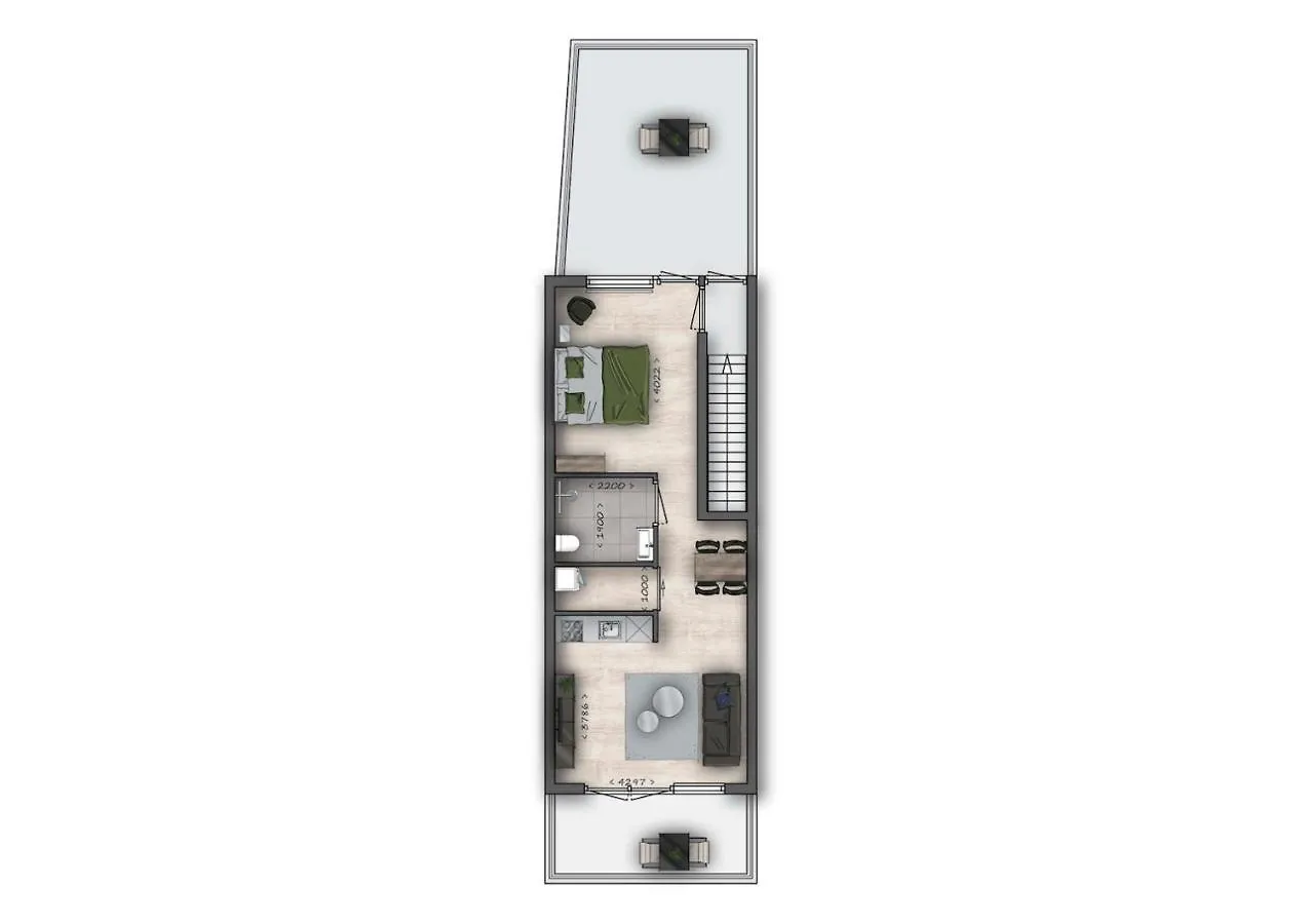 דירות איינדהובן Sunny 45M2 Penthouse With Balcony And Terrace - R65C